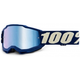 Vaikiški krosiniai 100% Accuri 2 Deepmarine Junior akiniai (Veidrodinis stikliukas)