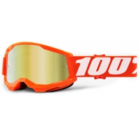 Vaikiški krosiniai 100% Strata 2 Junior akiniai (Veidrodinis stikliukas)