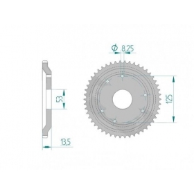 Rear sprocket AFAM DERBI SENDA 50 1997-2003