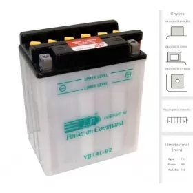 LANDPORT Accumulator 14 Ah 170A EN 12V LB14L-B2