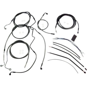 MAGNUM SHIELDING Black Pearl Handlebar Installation Kit 30.5/35.5cm Harley Davidson FLTRX / FLTRXS 1690 2015