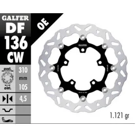 GALFER Priekinis stabdžių diskas Honda CB / CBR 500-650 19-23