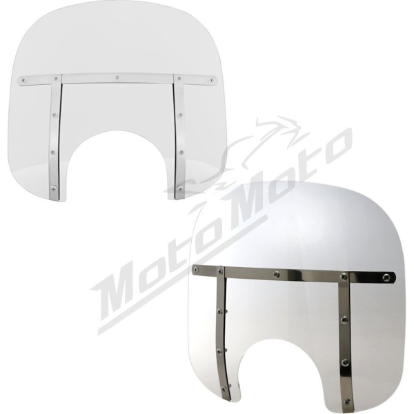 MEMPHIS SHADES METRIC Memphis Slim Windshield 38x45,5cm Harley Davidson / Honda / Indian / Kawasaki / Suzuki / Victory / Yamaha 50-1900 86-25