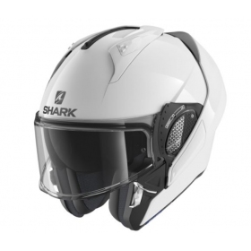 Shark Evo-GT Blank White flip-up helmet