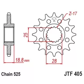 Supersprox Front sprocket 405.20