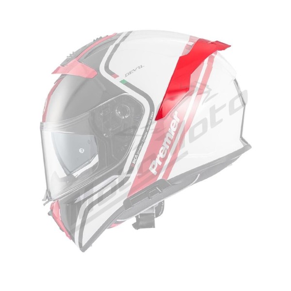 PREMIER HELMETS Devil Helmet Spoiler
