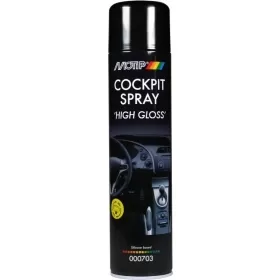 Plastikinių Paviršių Valiklis Labai Blizgus MOTIP Cockpit Spray High Gloss - 600ml