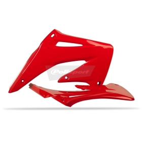 POLISPORT Radiator Covers Red Honda CRF450R 02-04