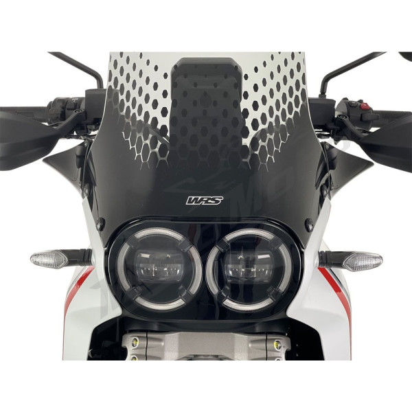 WRS DU026NL Vėjo deflektoriai Juodi Ducati Desert X 950 ABS 22-24