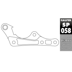 GALFER Front Brake Caliper Relocation Bracket  GAS GAS / KTM 125-500cc 04-26