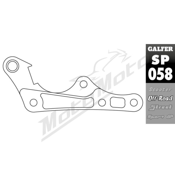 GALFER Front Brake Caliper Relocation Bracket  GAS GAS / KTM 125-500cc 04-26