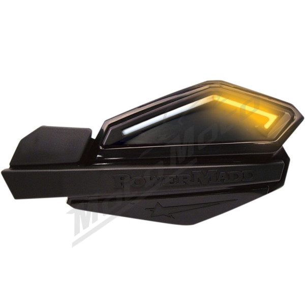 POWERMADD Star Handguard Vairo apsaugos su posūkių signalais Harley Davidson FLHTI 1450cc 06