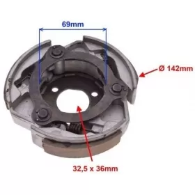 Clutch MaxTuned YAMAHA / SYM 250-300cc 4T Ø142