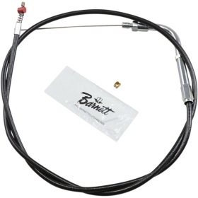 BARNETT Black Vinyl Throttle/Idle Cable Harley Davidson 1340cc 1990-1995
