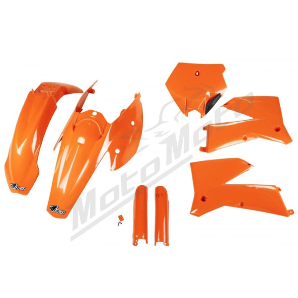 UFO Plastic set with fork guards KTM SX / SX-F 125-250 05-06