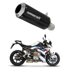 BMW M1000R 2022-2026 Dominator Exhaust Silencer Muffler GP BLACK + dB killer