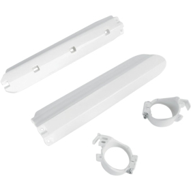 UFO Fork Guards Yamaha YZ 125-250cc 91-95 White