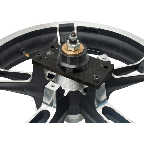 JIMS Late Model Wheel Bearing Puller/Hub Protector Support Plate Harley Davidson FLHR / FLHX / FLRT / FLTRX / FLTRXS 1690-1750 14-17