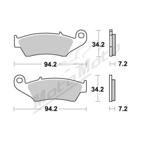 Sbs Brakepads Sintered Aprilia / GasGas / Honda / Kawasaki / Suzuki / Yamaha 125-750cc 93-24