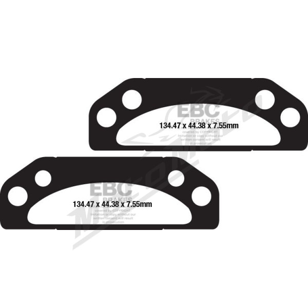 EBC TT Sport Carbon Fusion stabdžių trinkelės POLARIS RANGER / RZR 325-1000 05-17
