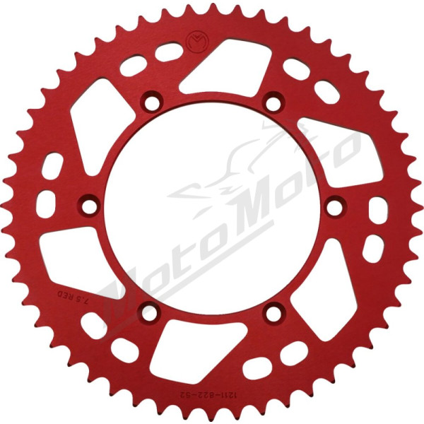 MOOSE OFFROAD HARD-PARTS Rear Aluminum Sprocket 52T Beta / Gas Gas / Husqvarna / Sherco / Suzuki 50-650cc 77-15