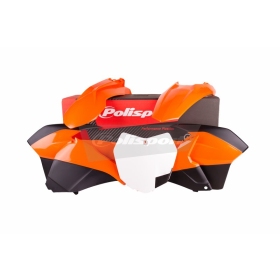 Polisport plastic kit KTM SX, SX-F, XC 125/450cc 13-15 Orange / Black / White