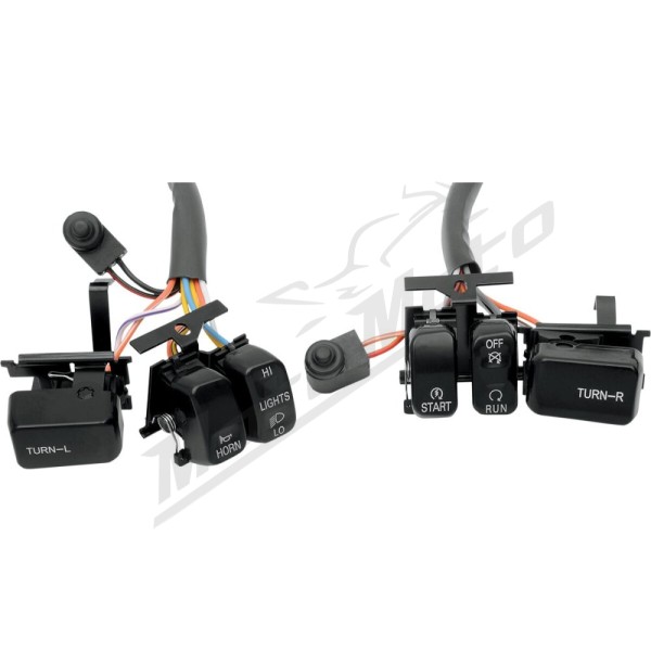DRAG SPECIALTIES Handlebar Switch Kit Harley Davidson FLHR / FLHRC / FLHRCI / FLHRI 1340-1800cc 96-13