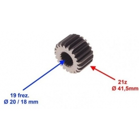 Gearbox gear CHINESE ATV / CROSS 156FMI 4T 19+21 Teeth