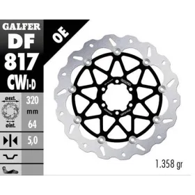 GALFER Front brake disc right BMW / Moto Guzzi 1000-1400 09-23