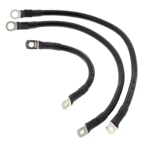ALL BALLS Battery Cable Kit - Black 230-760mm Harley Davidson FLH / FLHS / FLTC 1340 80-88