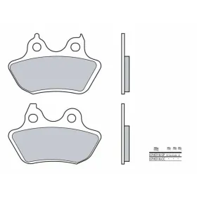 BREMBO Street Sintered stabdžių trinkelės galinės HARLEY DAVIDSON 1450-1584cc 2006-2007