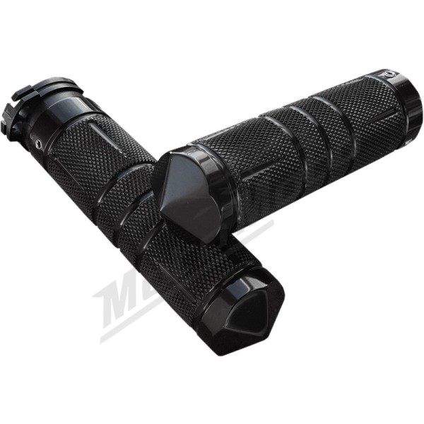 ACCUTRONIX Knurled Diamond Custom Grips 25,4mm Harley Davidson 883-1584 78-21