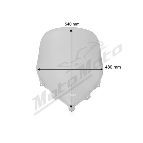 WRS Caponord Priekinis stiklas Tamsintas BMW K1200 / K1300 05-16