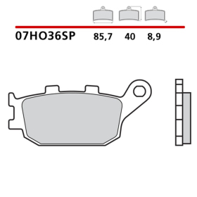Brembo Brake pads Honda / Kawasaki / Suzuki / Yamaha 500-1100cc 91-26