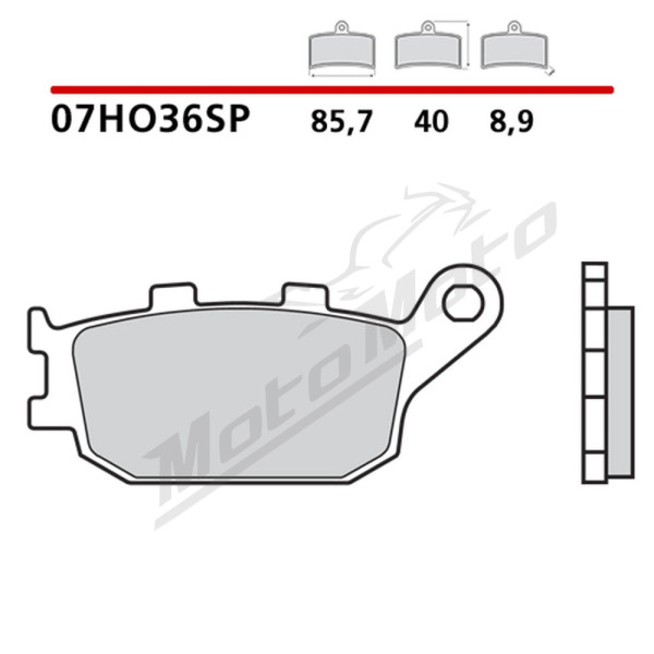 Brembo Brake pads Honda / Kawasaki / Suzuki / Yamaha 500-1100cc 91-26