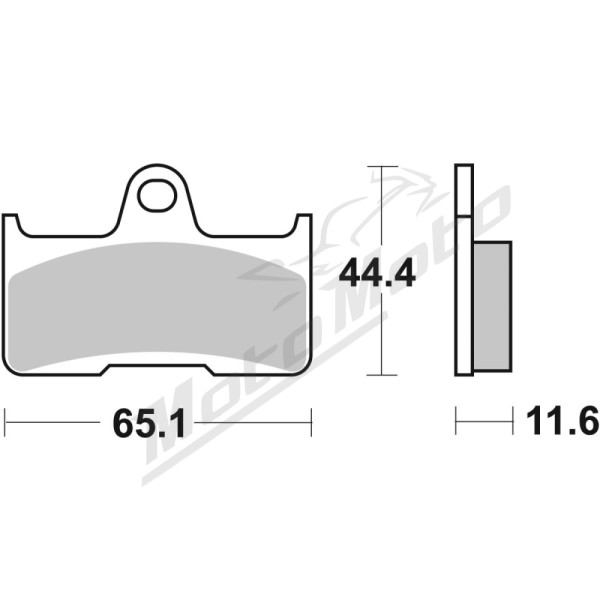 SBS SI Offroad 799SI Sintered Brake Pads CF Moto / Goes 400-800cc 09-20