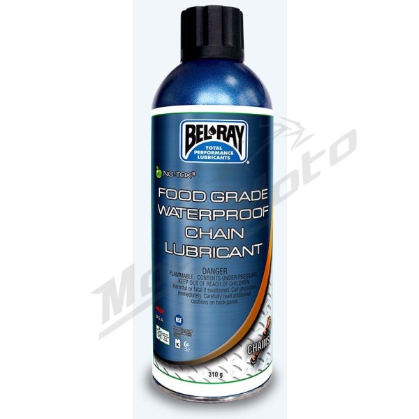 BEL-RAY FOOD GRADE WATERPROOF CHAIN LUBRICANT CHAIN SPRAY - 400ml