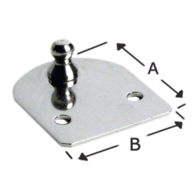 Osculati Stainless Steel plate, door side