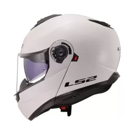 LS2 FF908 Strobe II Solid Flip-Up Helmet White