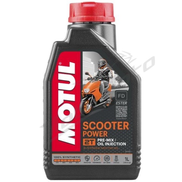 MOTUL SCOOTER POWER SYNTHETIC ENGINE OIL 2T 1L