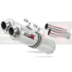 Exhausts silincers Dominator ROUND MOTO GUZZI BREVA ie 750 2003-2009