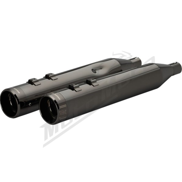 KHROME WERKS 4-1/2" HP-Plus® Slip-On Mufflers with Klassic Tip Harley Davidson FLH / FLHR / FLHRC / FLHT / FLHTK / FLHX / FLTRK / FLTRKXS 1750-1977 17-25