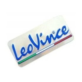 STICKER FOR MUFFLER ALUMINUM LEOVINCE 75x35mm