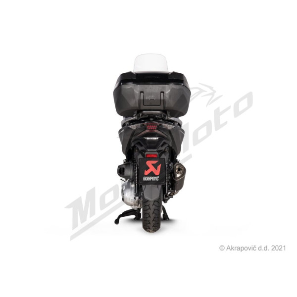 AKRAPOVIC Slip-On Line Muffler Stainless Steel / Carbon Fiber Honda ADV / NSS 350 21-24