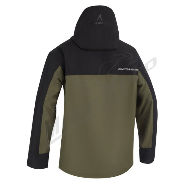 AMOQ Dynamic Jacket Insulated Black/Military Green
