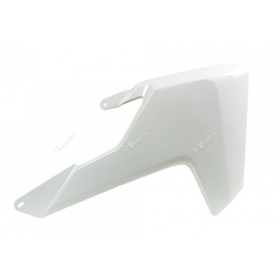 RACETECH radiatoriaus apdaila Husqvarna FC, FE, TC, TE 125/501cc 16-19 Balta