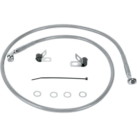 DRAG SPECIALTIES Stainless Steel Brake Line Kit Harley Davidson XL 883-1200cc 04-13