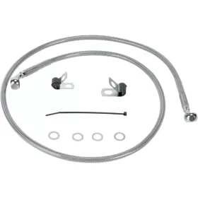 DRAG SPECIALTIES Stainless Steel Brake Line Kit Harley Davidson XL 883-1200cc 04-13