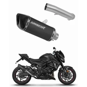 Suzuki GSX-S 750 2017-2020 Dominator Exhaust Silencer Muffler HP6 BLACK + dB killer