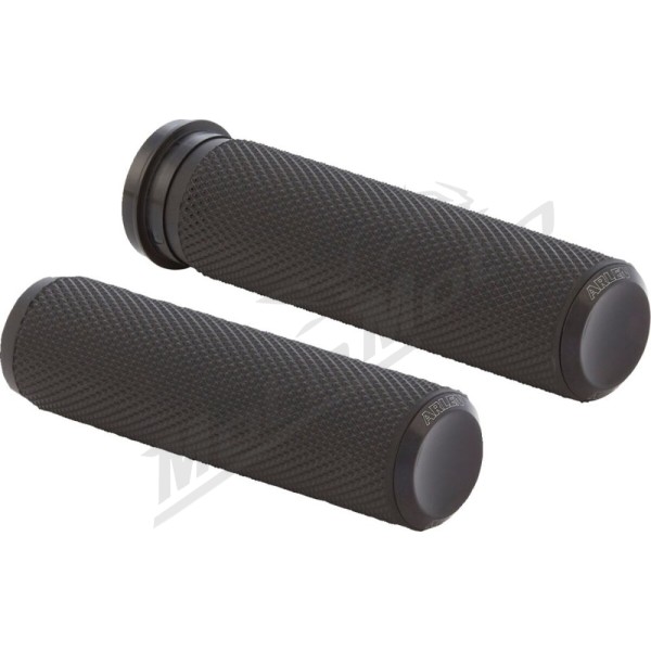ARLEN NESS Knurled Grips Harley Davidson FLDE / FLFB / FLFBS / FLH / FLHC / FLHCS 1584-1923cc 08-24